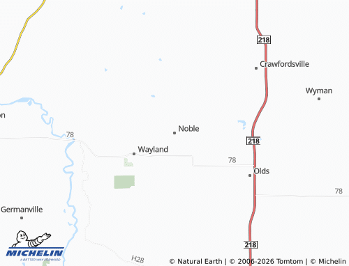 Mappa MICHELIN Noble - ViaMichelin