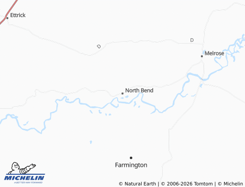 Kaart MICHELIN North Bend - ViaMichelin