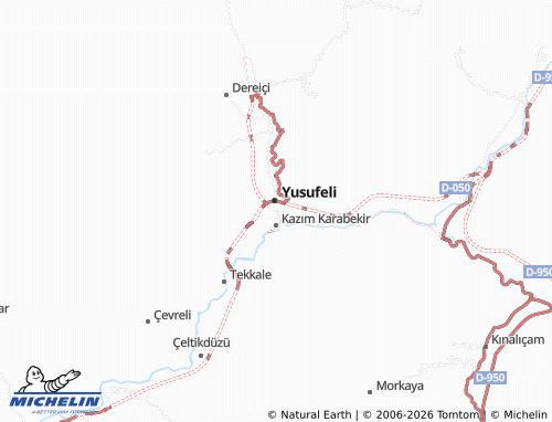 MICHELIN Merkez map - ViaMichelin