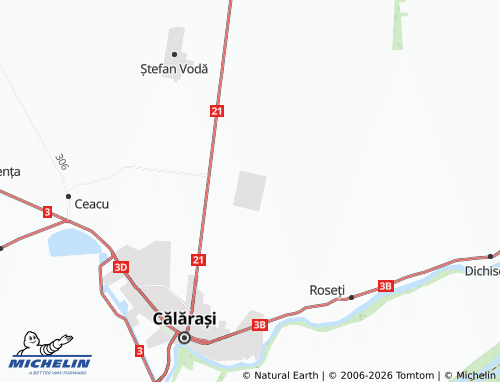 MICHELIN Radu Negru map - ViaMichelin