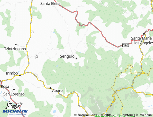 Carte MICHELIN Senguio - ViaMichelin