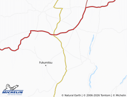 MICHELIN-Landkarte Fukuno - ViaMichelin