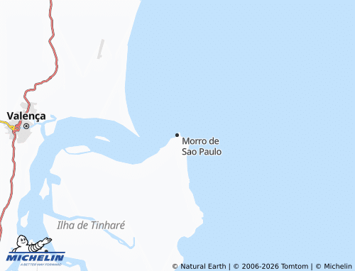 Mapa MICHELIN Morro de São Paulo - ViaMichelin
