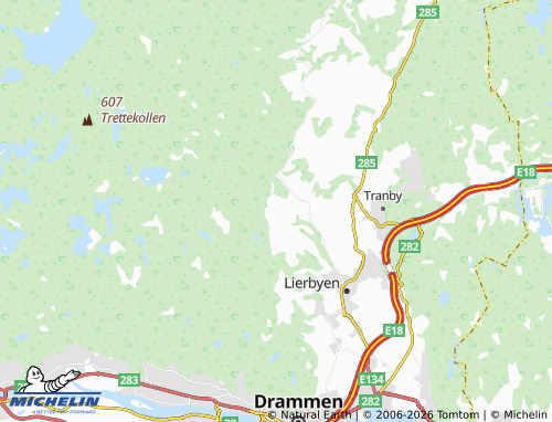 MICHELIN Askgrenda map - ViaMichelin