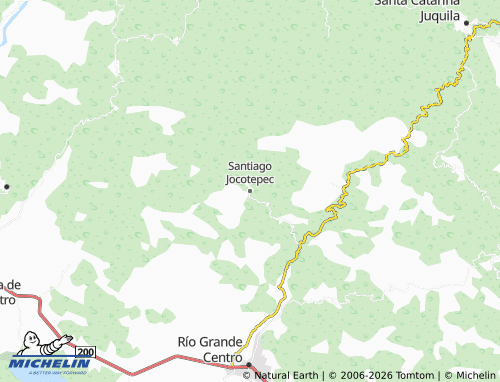 MICHELIN Santiago Jocotepec map - ViaMichelin