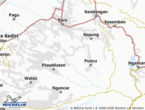 MICHELIN-Landkarte Manggis - ViaMichelin