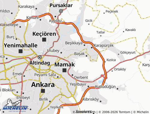Mappa MICHELIN Bostancık - ViaMichelin