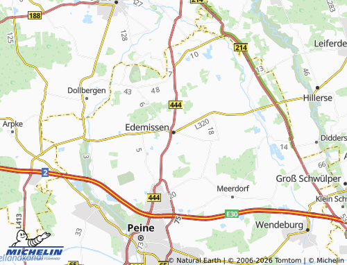 MICHELIN-Landkarte Edemissen - ViaMichelin