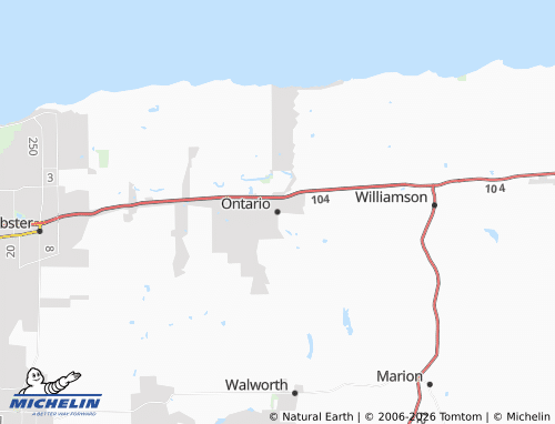 Mapa MICHELIN Ontario - ViaMichelin