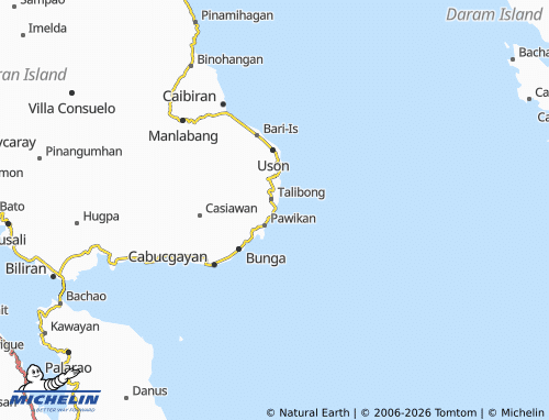 MICHELIN Langgao map - ViaMichelin