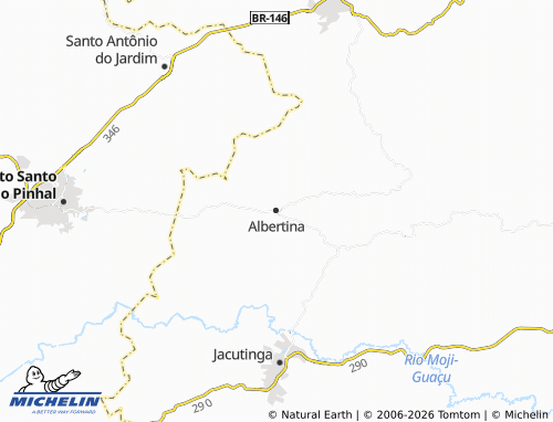 MICHELIN Albertina map - ViaMichelin