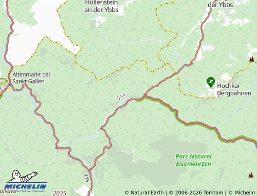 Mappa MICHELIN Palfau - ViaMichelin