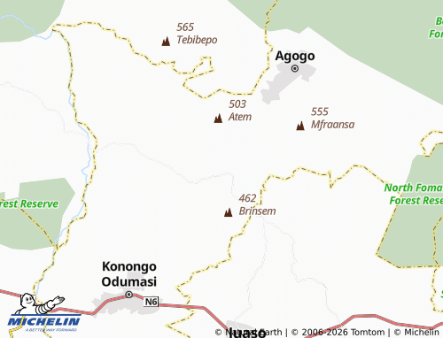 Mappa MICHELIN Domiabra - ViaMichelin