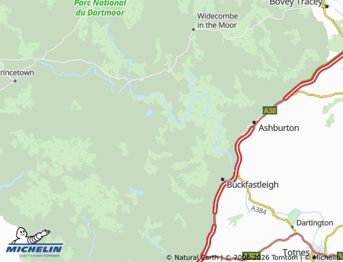 Carte MICHELIN Holne - ViaMichelin