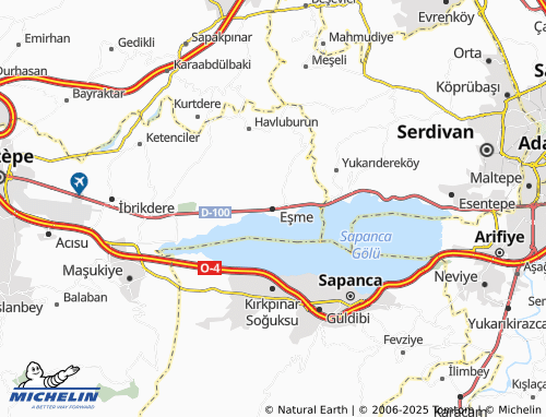 MICHELIN Eşme map - ViaMichelin