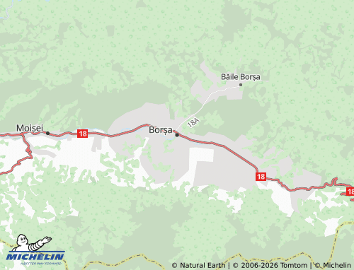Mappa MICHELIN Borșa - ViaMichelin