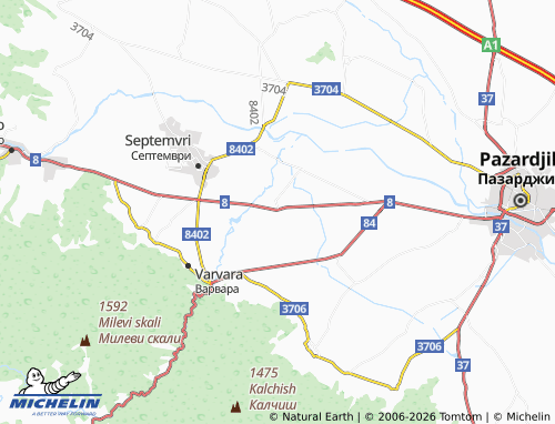 Mappa MICHELIN Lozen - ViaMichelin