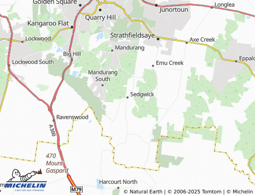 MICHELIN Sedgwick map - ViaMichelin