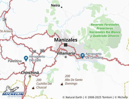 MICHELIN Paraíso map - ViaMichelin