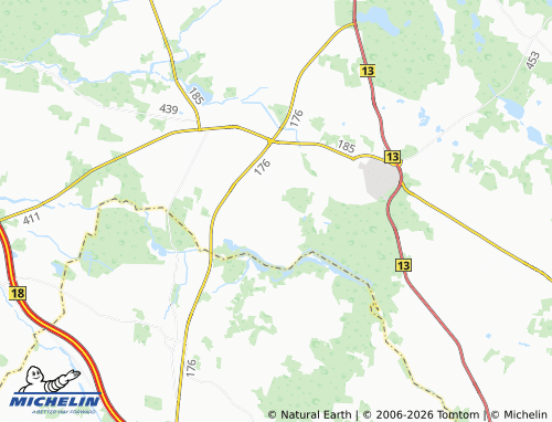 MICHELIN Krejbjerg map - ViaMichelin