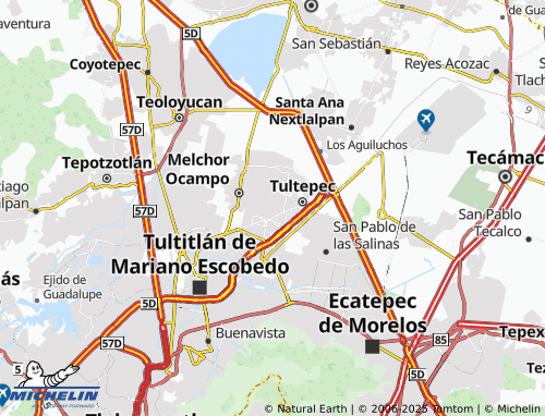 Mapa MICHELIN México - ViaMichelin