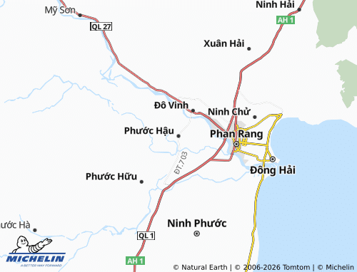 Mapa MICHELIN Phước Hậu - ViaMichelin