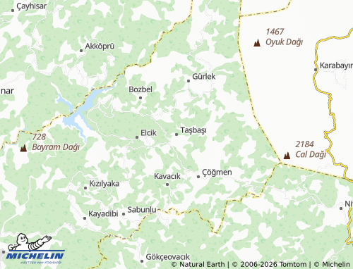 Mappa MICHELIN Taşbaşı - ViaMichelin