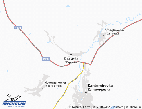 Mapa MICHELIN Zhuravka - ViaMichelin