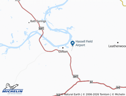 Mapa MICHELIN Clifton - ViaMichelin