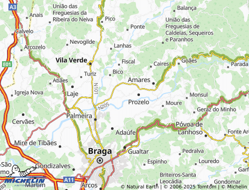 MICHELIN Paçó map - ViaMichelin