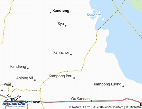Carte MICHELIN Kanhchor - ViaMichelin