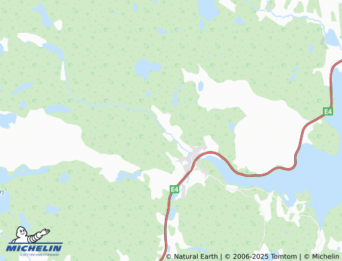 MICHELIN Invik map - ViaMichelin