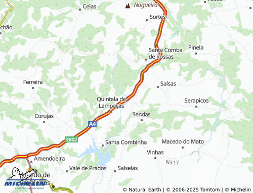 Carte MICHELIN Bragada - ViaMichelin