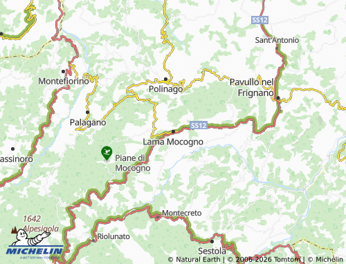 Mappa MICHELIN Lama Mocogno - ViaMichelin
