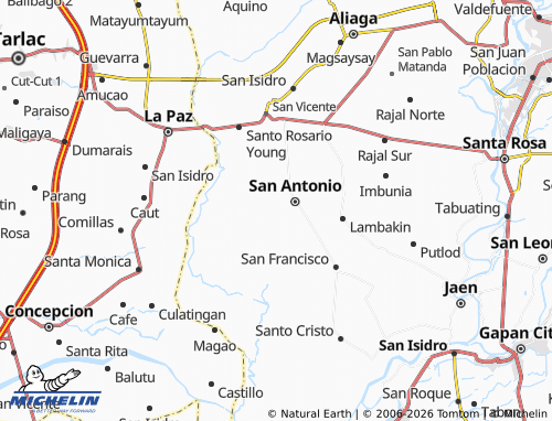 MICHELIN Santa Barbara map - ViaMichelin