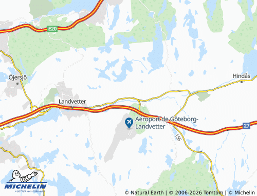 Carte MICHELIN Härryda - ViaMichelin