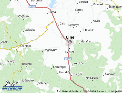 MICHELIN Kahraman map - ViaMichelin