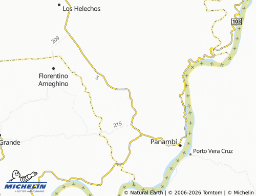 Mappa MICHELIN Panambí Kilómetro 8 - ViaMichelin