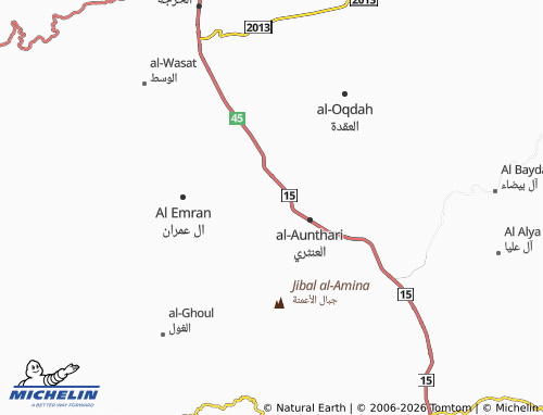 MICHELIN-Landkarte wal-'Ansar - ViaMichelin