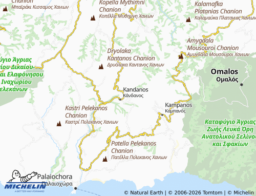 Mappa MICHELIN Kavallariana - ViaMichelin