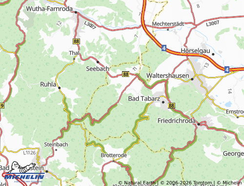 MICHELIN Winterstein map - ViaMichelin