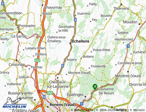 Carte MICHELIN Malapalud - ViaMichelin