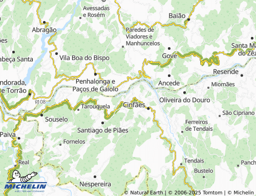 MICHELIN Louredo map - ViaMichelin