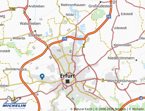 MICHELIN Hohenwinden-Sulza map - ViaMichelin