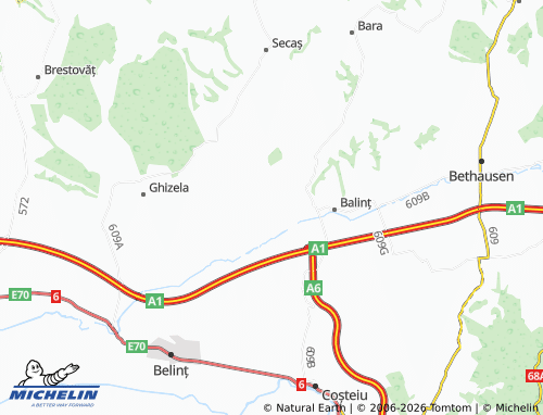 MICHELIN-Landkarte Târgoviște - ViaMichelin