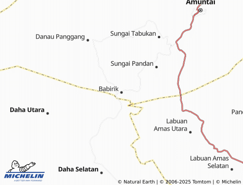 MICHELIN Babirik map - ViaMichelin
