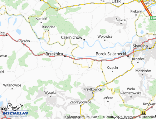 Carte MICHELIN Jaśkowice - ViaMichelin