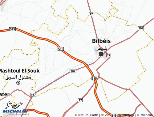 Mappa MICHELIN Tal Rawzan - ViaMichelin