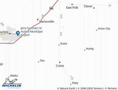 Carte MICHELIN Grant - ViaMichelin
