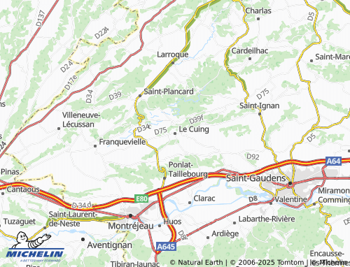 MICHELIN-Landkarte Le Cuing - ViaMichelin